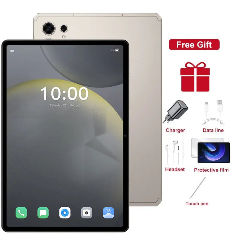 Pad 25 Pro Tablets 22GB+2TB Original 10.1" Android 15 High-end 5G Dual SIM Tablet PC WiFi GPS Kids Children's Global Version Tab
