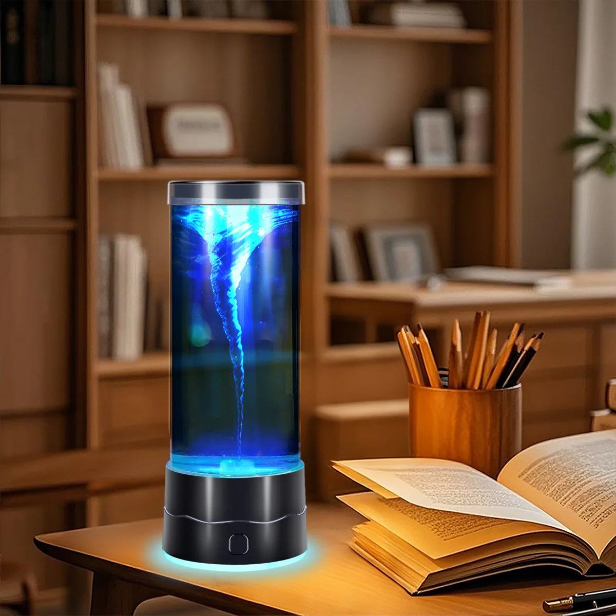 LED Tornado Night Light USB Multi-Colour Changing Atmosphere Lamp Creative Home Decor Lamp Children's Birthday & Christmas Gift