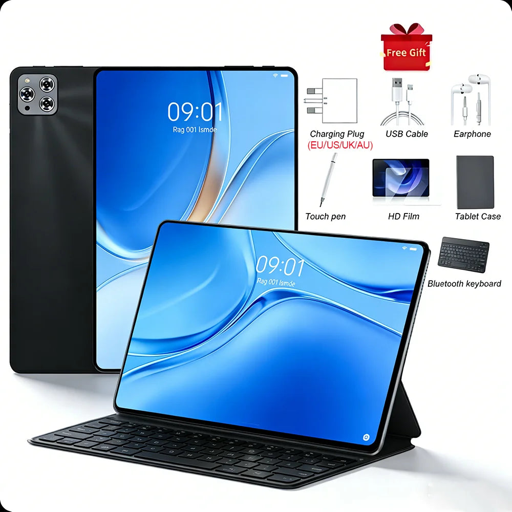 2026 Original 12inch IPad Air Pro 5G Tablet PC Snapdragon 8Gen3 Android 16 22GB 2TB 5G Dual SIM 20000mAh GPS WIFI Network Tablet