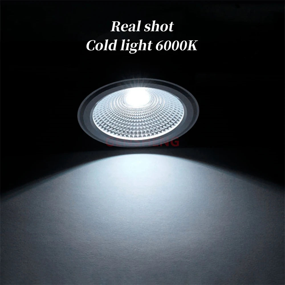 LED Downlight Surface Mounted Dimmable COB Spotlight Black White 7W9W12W15W18W21W24W Indoor Lighting Home Decor LED Ceiling lamp