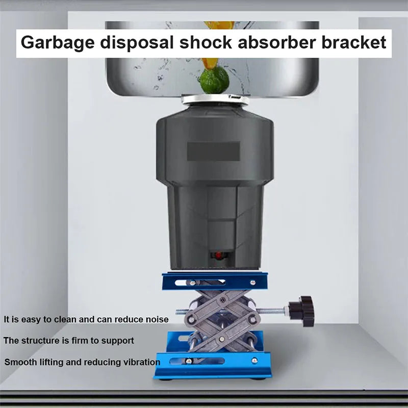 Waste Disposal Shock Absorbing Bracket Kitchen Household Garbage Disposer Support Frame Cushioning Bearing Adjusting Base