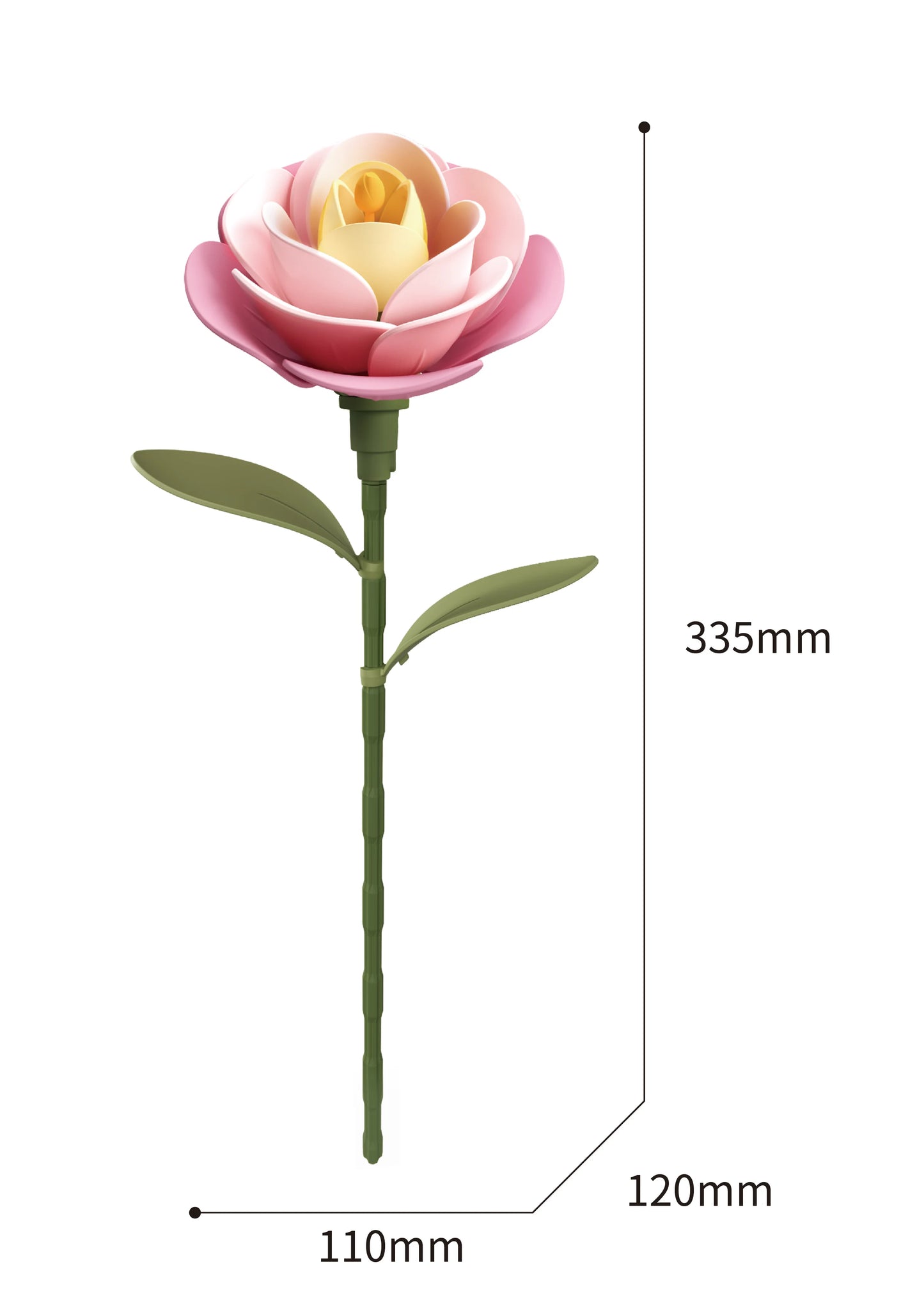 Rolife 3D Puzzle Flowers Wooden Model Kits Home Decor Accessories Living Room Gifts on Valentine's Day Flower for Women