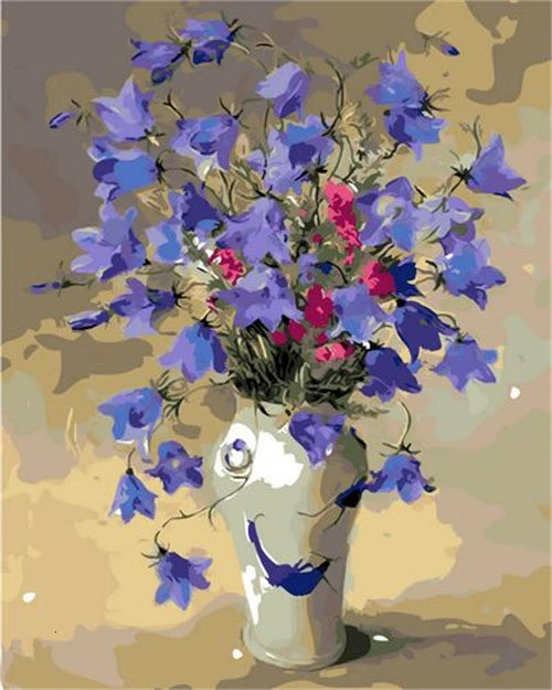 HUACAN Diy Oil Painting By Numbers Flowers HandPainted Drawing Canvas Kits DIY Home Decor Gift Pictures
