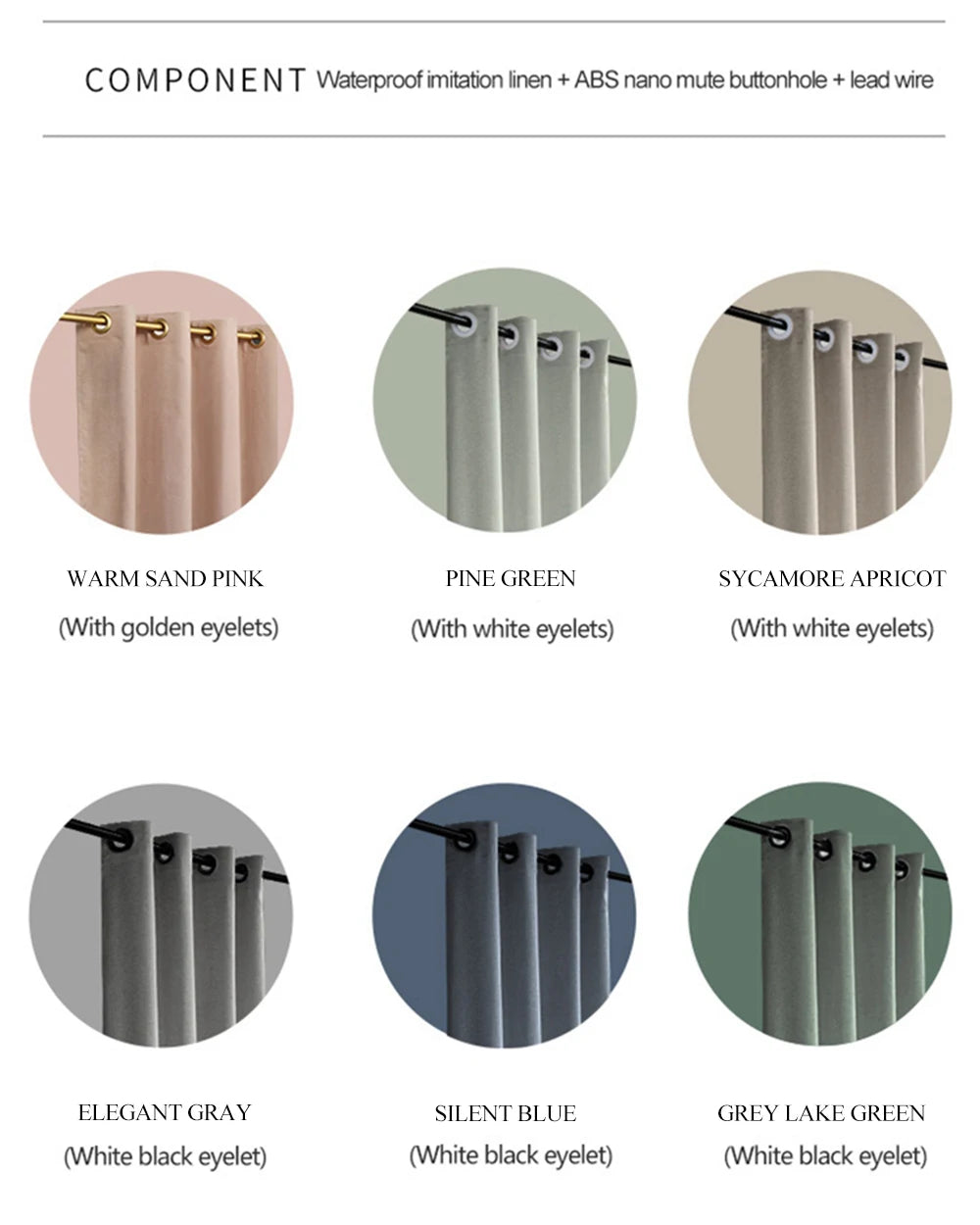 not in/Roman Hole Shower Curtain Bathroom Accessories Home Quality Waterproof Fabric Customizable Thicken Curtains Home Decor