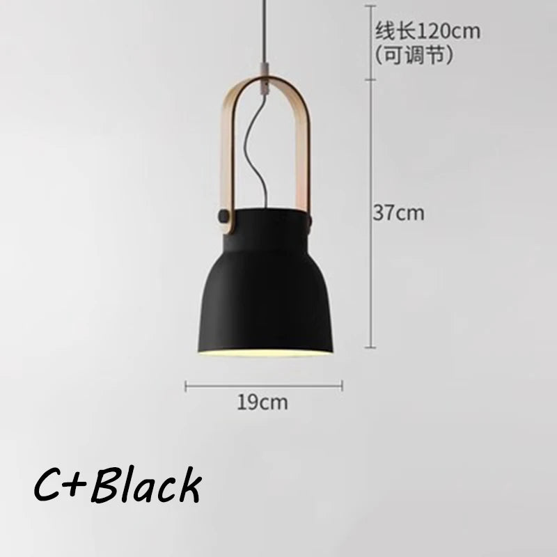 Modern Iron Macaron Pendant Lights Nordic loft Restaurant Bar Pendant Lamp Home Decor Kitchen Fixtures Hanging Lights Luminaires