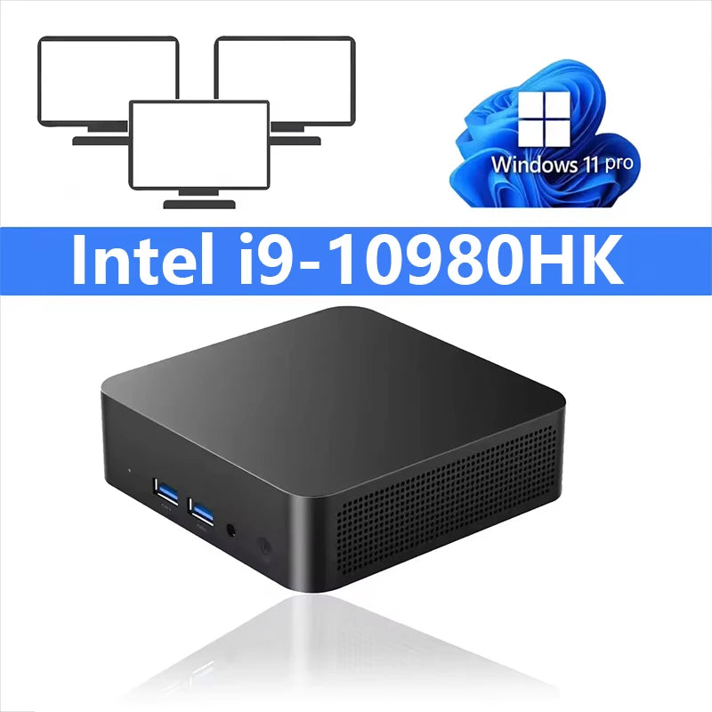 2026 Mini PC Windows 11 Intel Core i9 10980HK i7 4510U Portable Gaming Mini PC 16GB RAM 1TB SSD WiFi6 BT5.2 4K Mini Computer PC