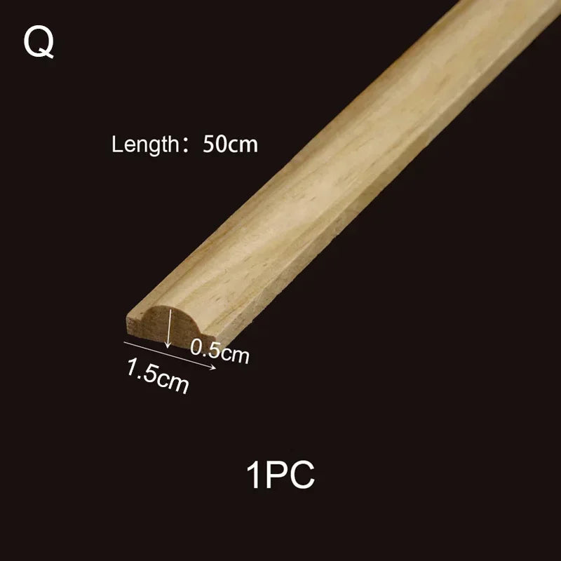 Wood Corner Joint Appliques Molding Home Decor Items Background Wall Decoration for Living Room Wooden Furniture Accessories