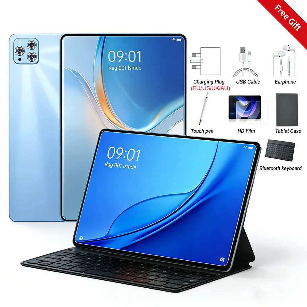 2026 Original 12inch IPad Air Pro 5G Tablet PC Snapdragon 8Gen3 Android 16 22GB 2TB 5G Dual SIM 20000mAh GPS WIFI Network Tablet