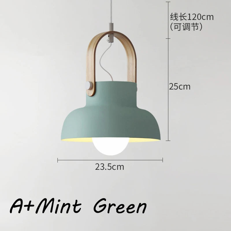 Modern Iron Macaron Pendant Lights Nordic loft Restaurant Bar Pendant Lamp Home Decor Kitchen Fixtures Hanging Lights Luminaires