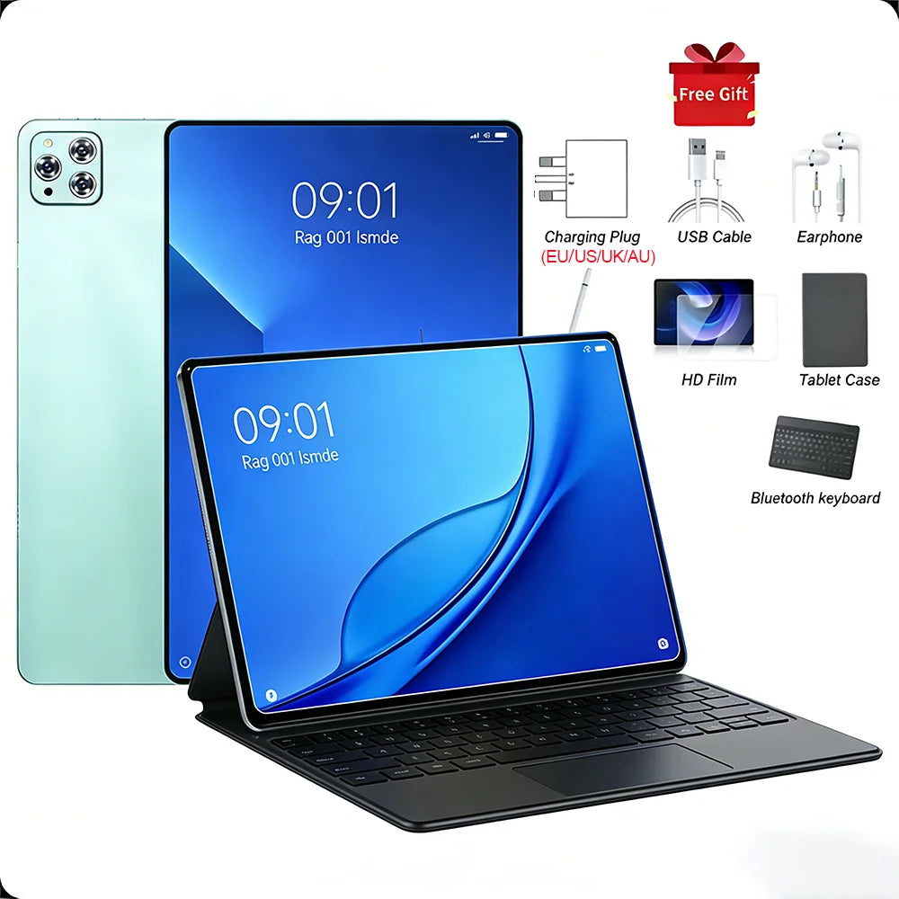 2026 Original 12inch IPad Air Pro 5G Tablet PC Snapdragon 8Gen3 Android 16 22GB 2TB 5G Dual SIM 20000mAh GPS WIFI Network Tablet