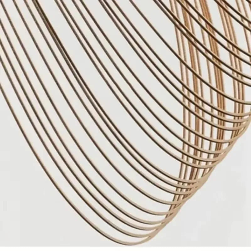 Italian Designer Birch Wood LED Light Pendant Lamp for Staircase Kitchen Restaurant Shop Chandelier Indoor Lighting Home Decor