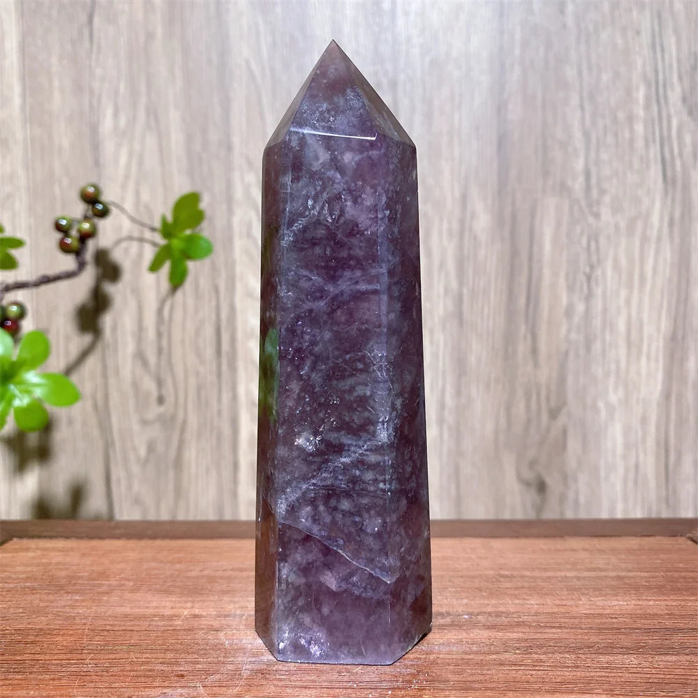 Unique Large Natural Colourful Fluorite Tower Crystal Wand Reiki Healing Mineral Stones Crafts Home Decor Christmas Gifts