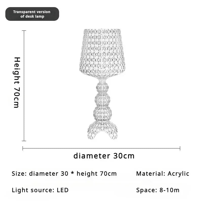 Italian Design Creative Floor Lamp Hollow Acrylic Modern Standing Light for Living Room Bedroom Home Decor LED