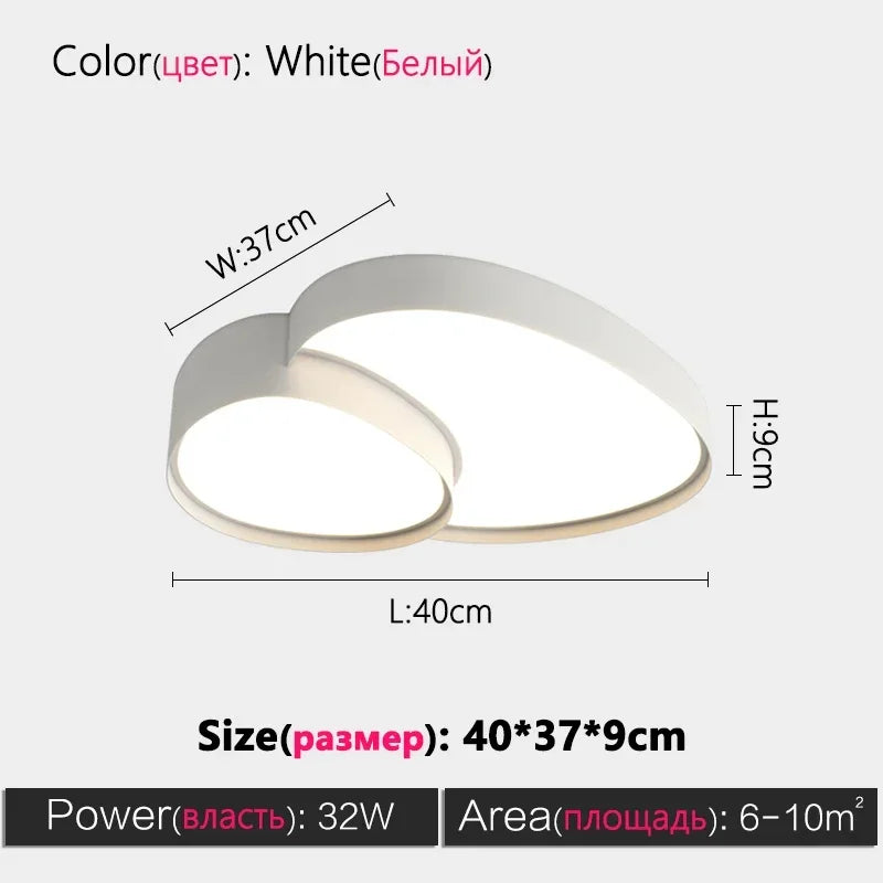 Modern Minimalist Creative LED Ceiling Chandelier Lamps Design Art Suspension Pendant Light Home Decor Items Living Room Bedroom