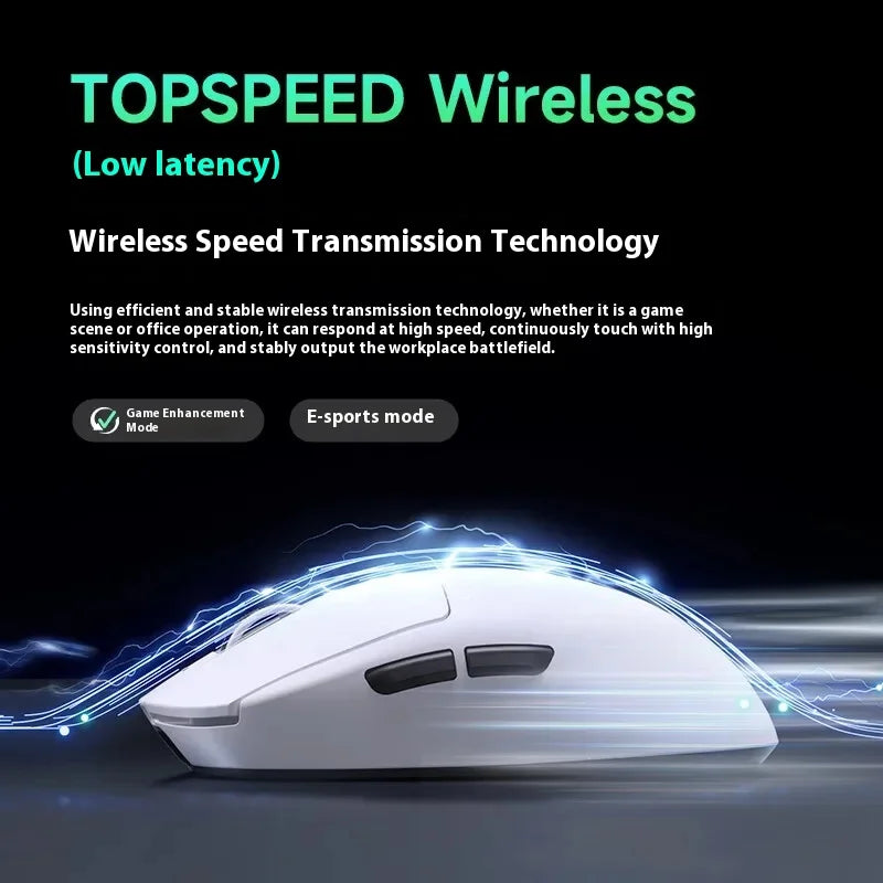 MCHOSE A7 Ultra Gaming Mouse PAW3950 8000Hz Polling Rate Optical Switch BT 2.4G Wireless ≥20000FPS 750IPS 42000DPI 500mAh 59g