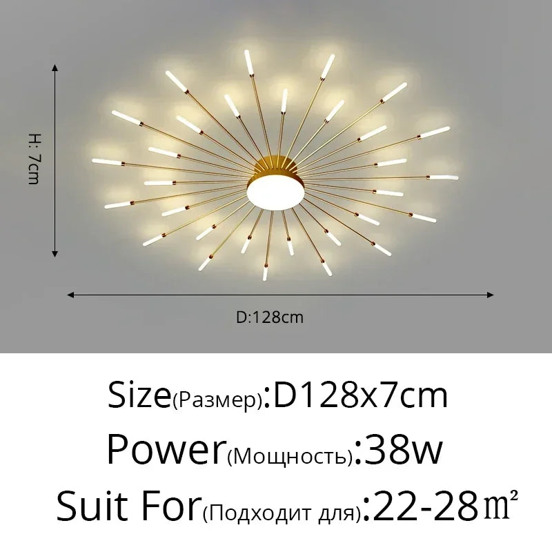 Minimalist Designer LED Ceiling Lamps Suspension Ceiling Lights for Living Room Bedroom Home Decor Indoor Lighting Decoration