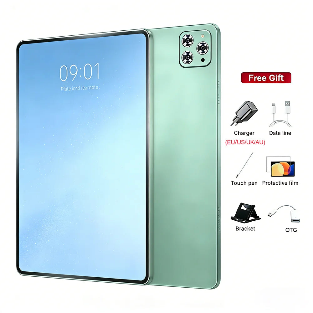 2026 Original 12inch IPad Air Pro 5G Tablet PC Snapdragon 8Gen3 Android 16 22GB 2TB 5G Dual SIM 20000mAh GPS WIFI Network Tablet