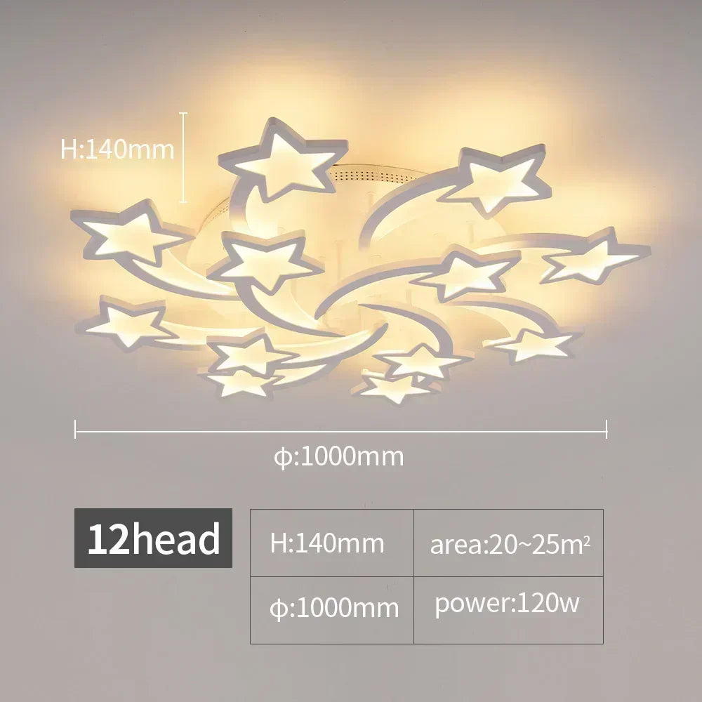 Modern Minimalist High-end LED Ceiling Chandeliers Flower Creative Pendant Lamps Design Bedroom Dinning Home Decor Light Fixture