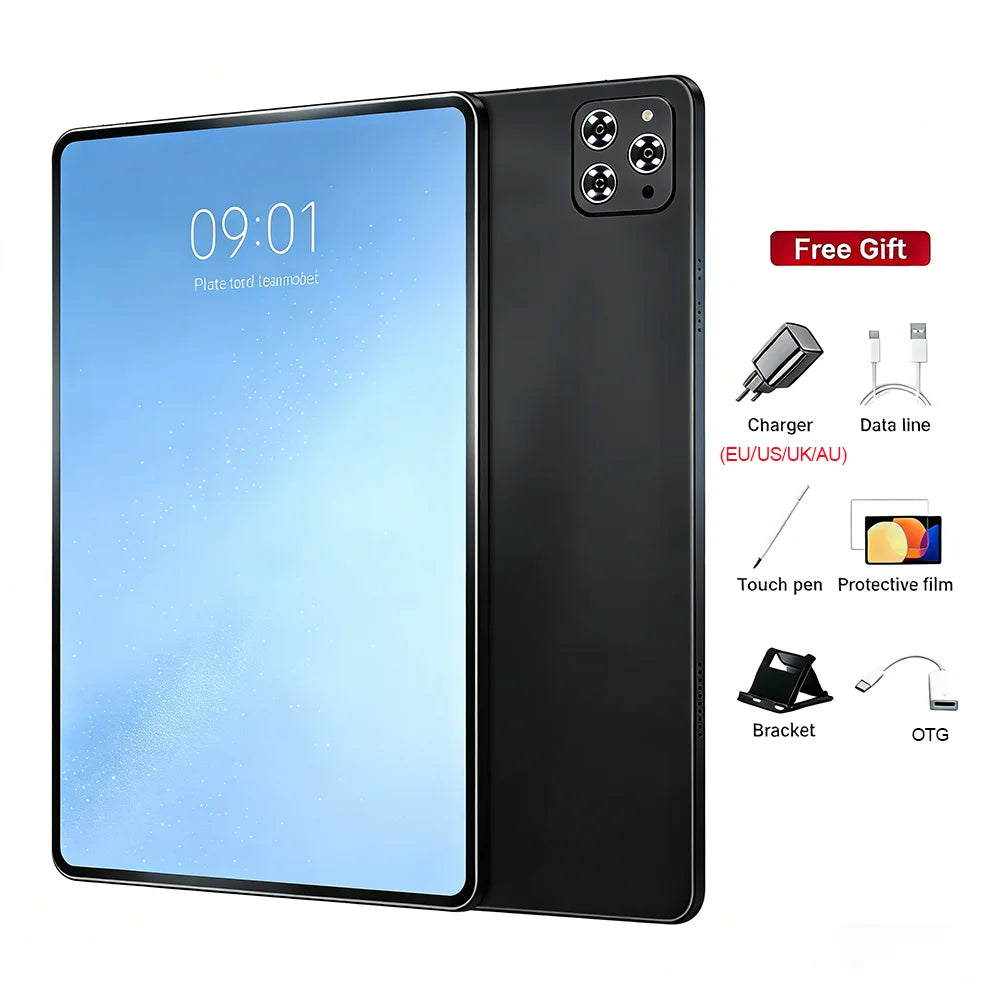 2026 Original 12inch IPad Air Pro 5G Tablet PC Snapdragon 8Gen3 Android 16 22GB 2TB 5G Dual SIM 20000mAh GPS WIFI Network Tablet