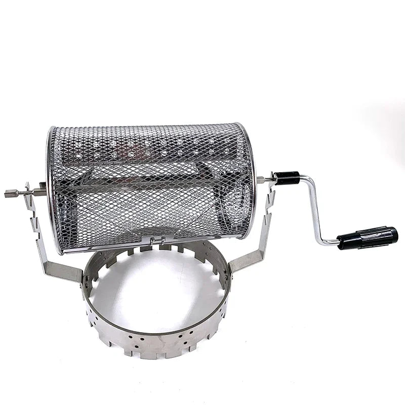 manual use or electric use stainless steel coffee bean nuts roaster baking machine