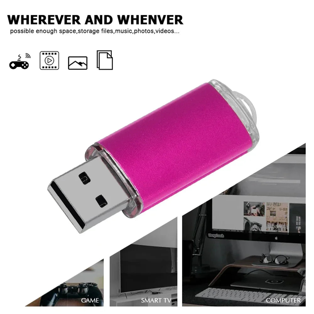 Free Custom Logo 20PCS/lot Pen Drive 8GB 4GB 2GB 1GB USB Flash Drive 16GB Flash Disk 128MB 256MB 512MB Memory Flash Disk 2.0