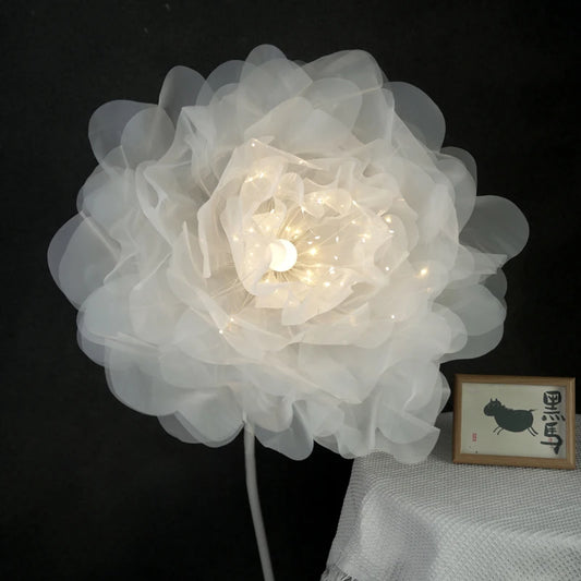 180cm Large Luminescent Artificial Flowers Silk Yarn Flowers DIY Wedding Decoration T Stage Layout Window Display Home Decor