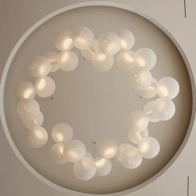 Acrylic Ball Pendant Lamps Nordic for Living Dining Room Table Kitchen Chandelier Dimmable Home Decor Lighting Luminaires