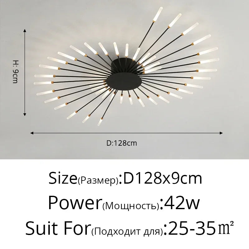 Modern Minimalist Metal Master Bedroom LED Ceiling Lamp Nordic Restaurant Dinning Room Ceiling Light Home Decor Ceiling Fixtures