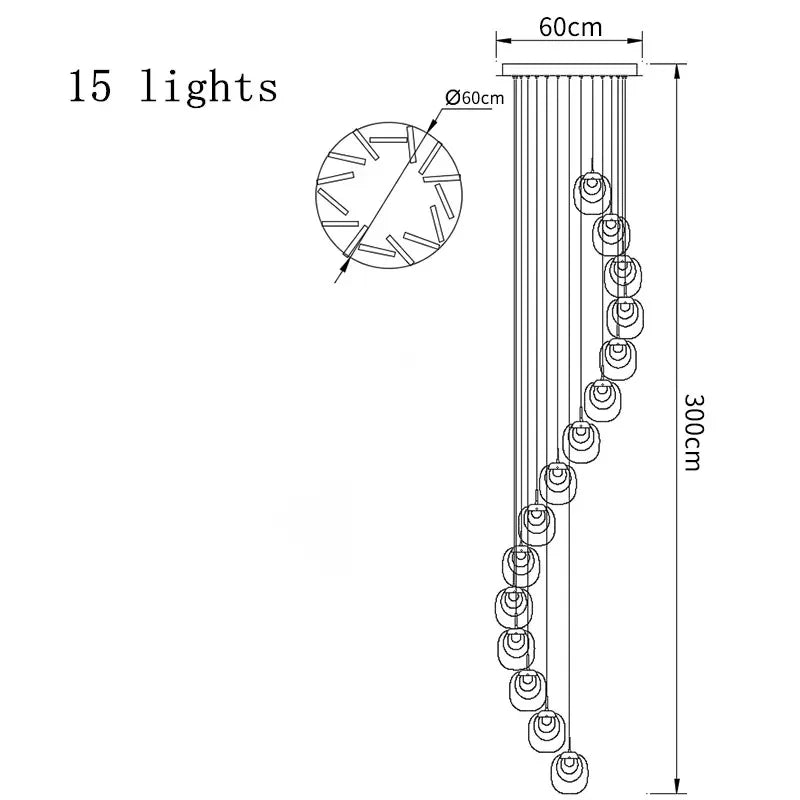 Modern Crystal LED Ceiling Chandelier for Living Room Staircase Long Home Decor Luxury Hallway Gold Silver Hanging Lamp Fixtures