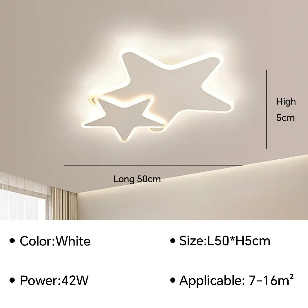 Modern LED Ceiling Lamp For Living Dining Bedroom Loft Children's Room Chandelier Kid's Light Indoor Home Decor Lighting Fixture