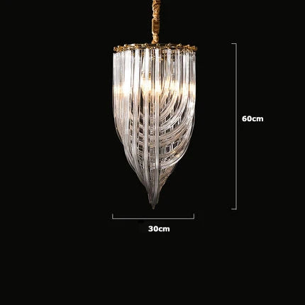 Modern Luxury Crystal Iron Chandelier Living Room Restaurant Bedroom Villa Hotel Lobby Highend Led Ceiling Lamp Home Decor Light