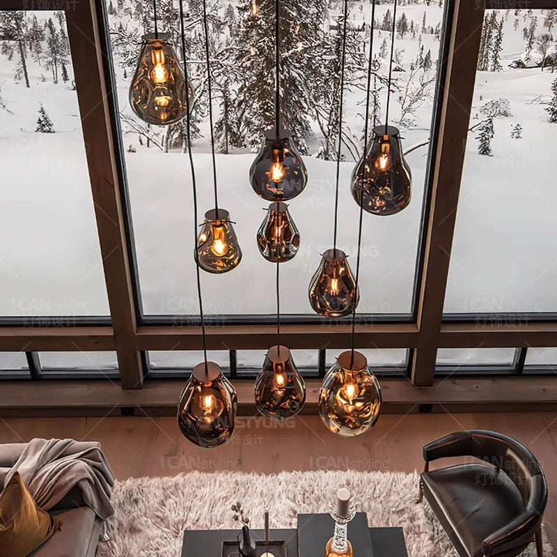 Modern home decor led lights pendant light lamps for living room Chandeliers for dining room hanging light indoor lighting