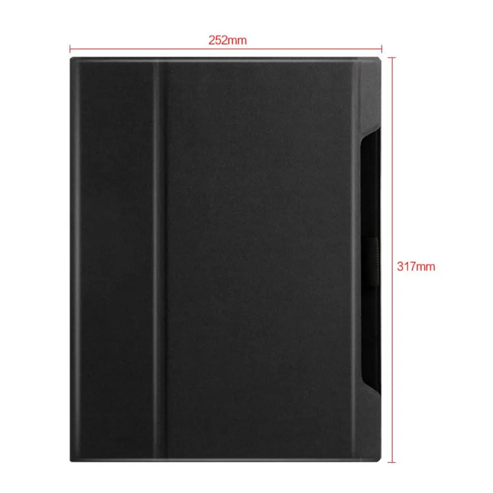Foldable E-Reader Case Paste Type Wear-resistant Folio Cover Anti-fall Leather Protective Shell for Onyx BOOX MAX Lumi/MAX3