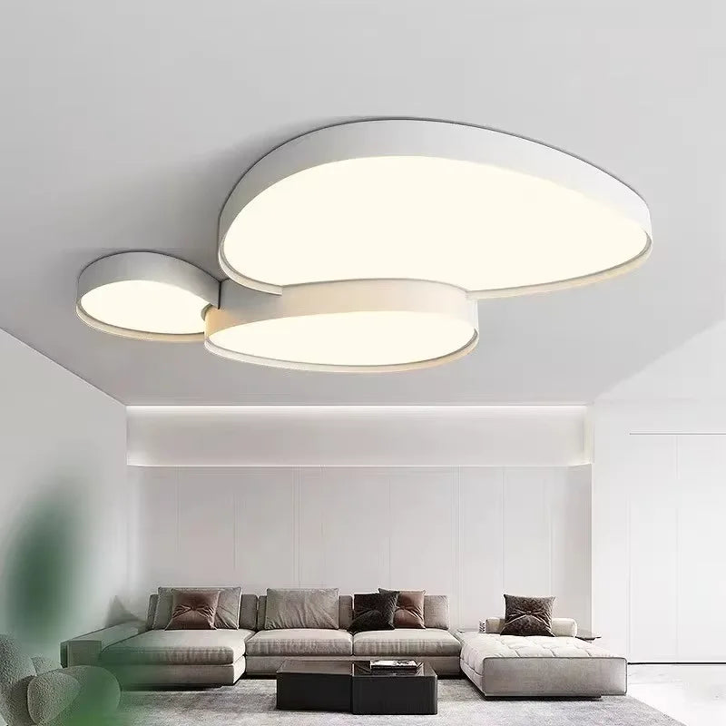 Modern Minimalist Creative LED Ceiling Chandelier Lamps Design Art Suspension Pendant Light Home Decor Items Living Room Bedroom