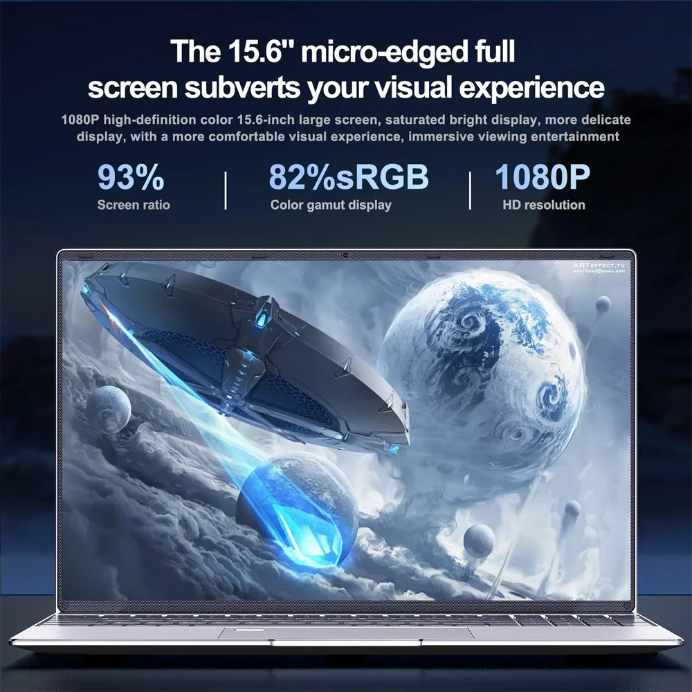 2026 15.6" Gaming Laptop PC Windows 11 Pro Intel Core i9 10980HK Office Computer 16GB RAM 1TB SSD Fingerprint Notebook Gamer PC