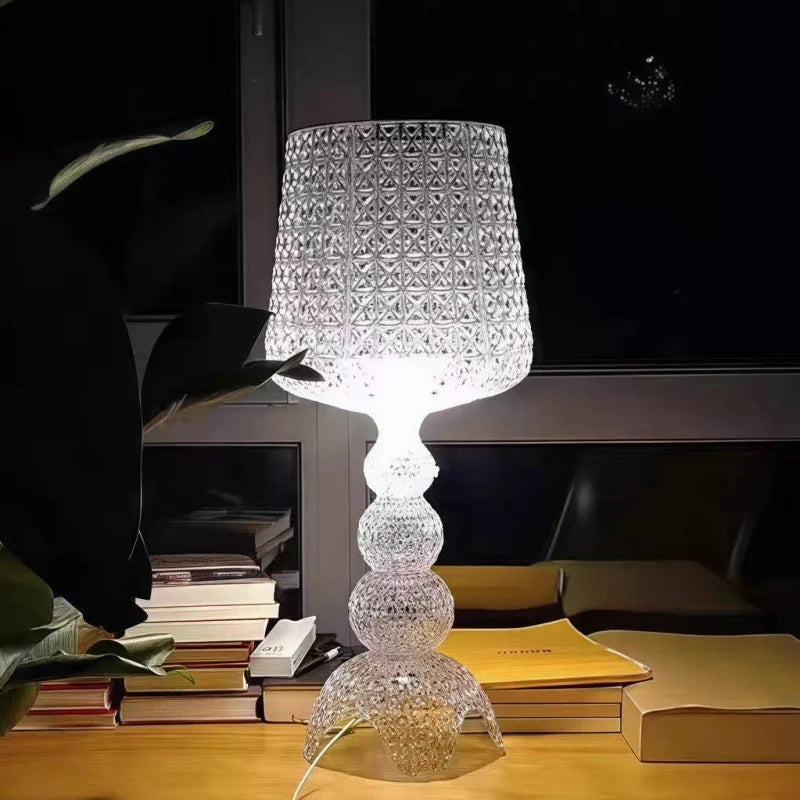 Italian Design Creative Floor Lamp Hollow Acrylic Modern Standing Light for Living Room Bedroom Home Decor LED