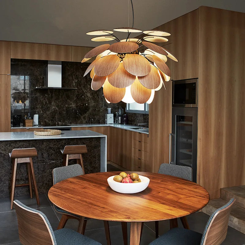 Spanish Marset Discoco LED Ceiling Chandelier Lamp Design Pine Cone Suspension Pendant Light Home Decor Item Living Room Bedroom