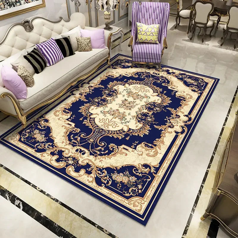 Luxury Carpets for Living Room 160x230 Flannel Customizable Soft Rugs European Bedroom Decor Home Alfombra Plush Non-slip Mat