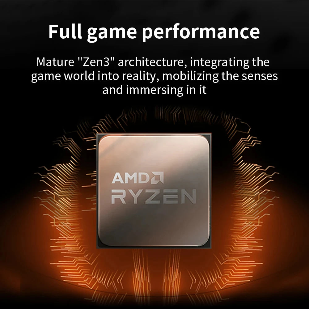 AMD Ryzen 5 5600XT R5 5600XT Desktop CPU Processor 6-Core 12-Thread 3.5GHz Boost 4.6GHz 32MB L3 Cache AM4 Socket 65W Gaming Proc