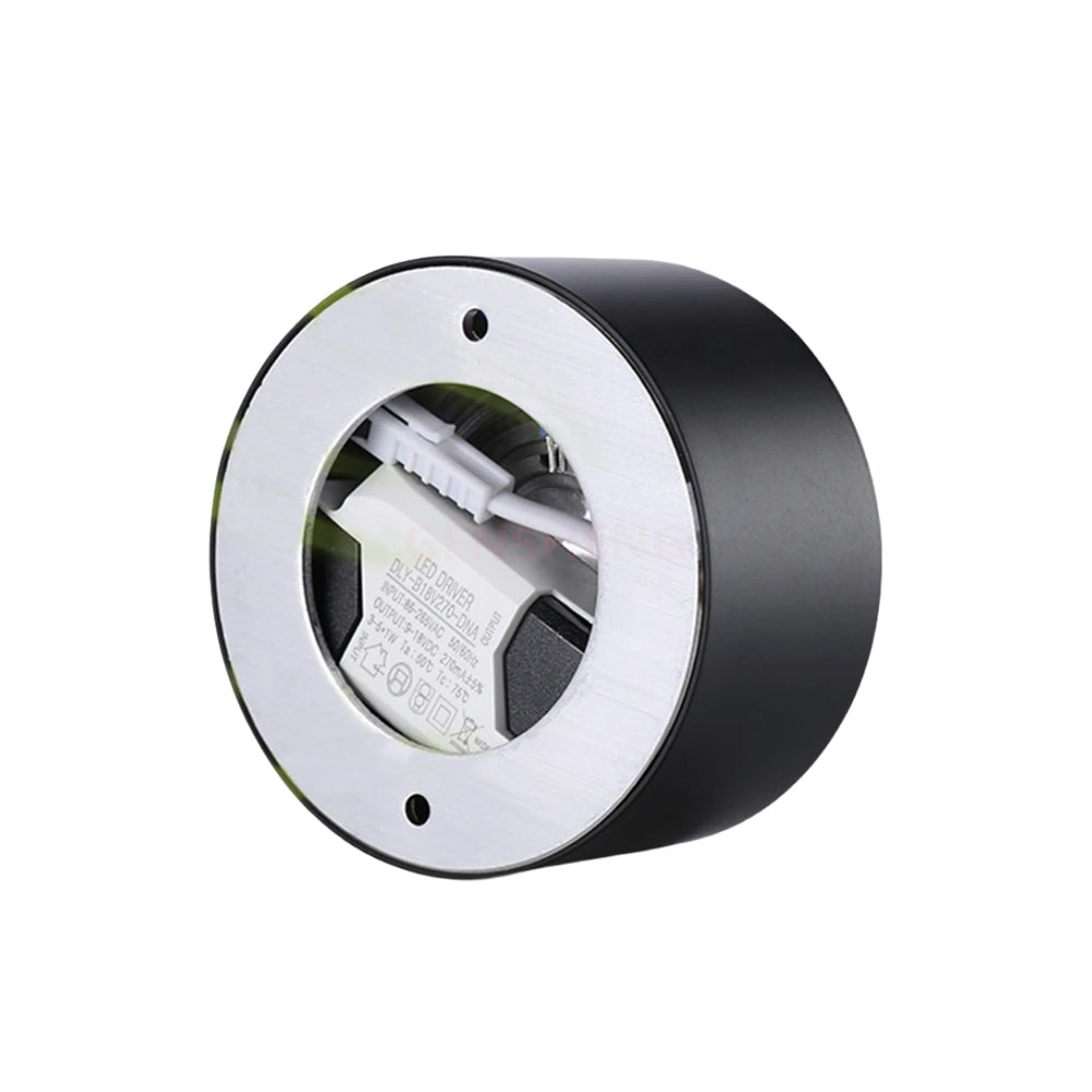 LED Downlight Surface Mounted Dimmable COB Spotlight Black White 7W9W12W15W18W21W24W Indoor Lighting Home Decor LED Ceiling lamp