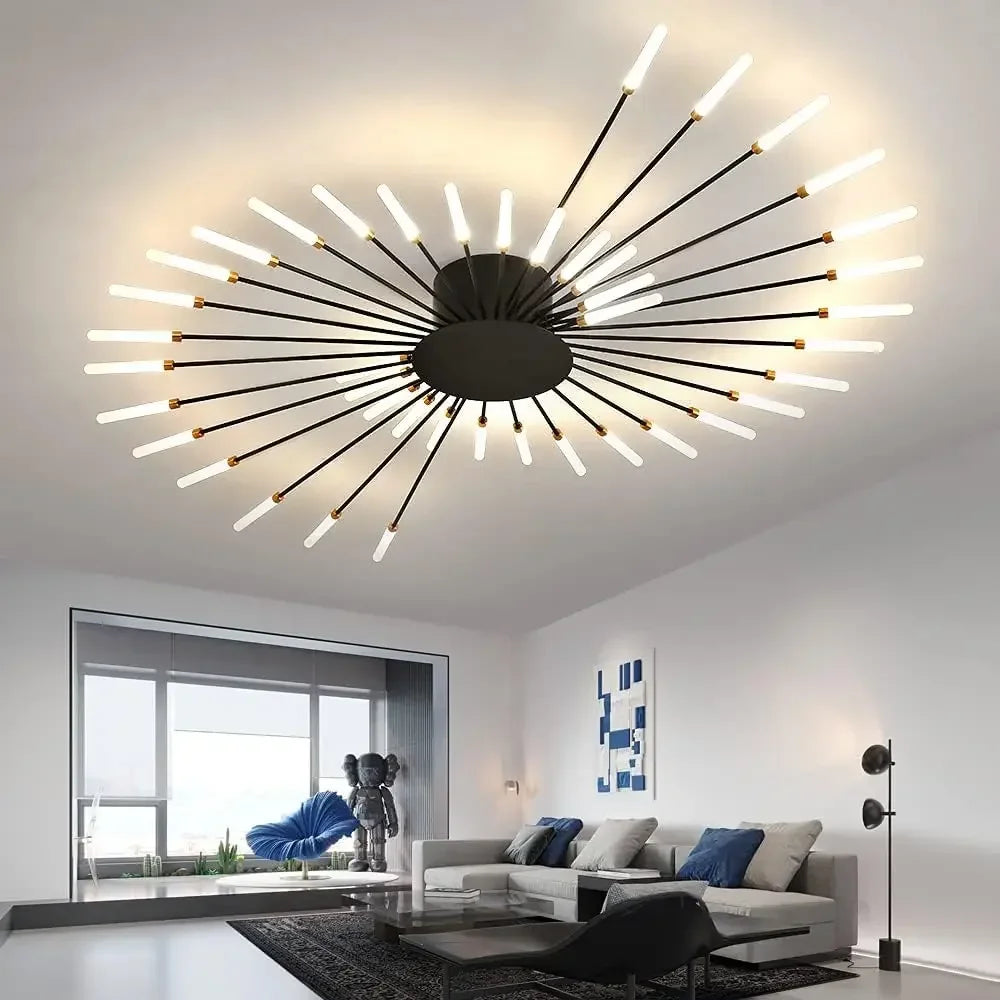 Minimalist Designer LED Ceiling Lamps Suspension Ceiling Lights for Living Room Bedroom Home Decor Indoor Lighting Decoration