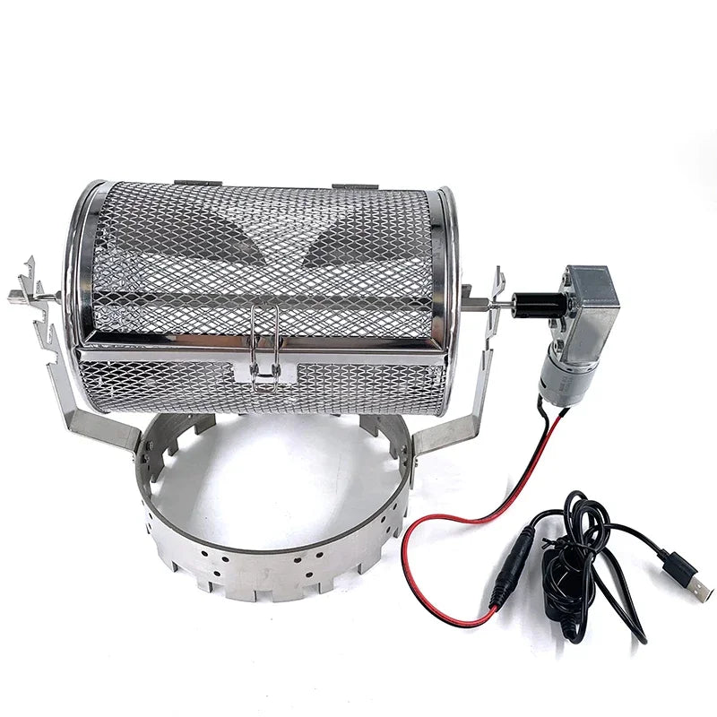 manual use or electric use stainless steel coffee bean nuts roaster baking machine