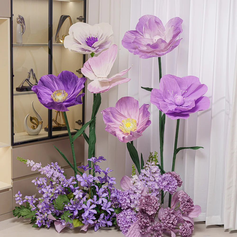 Wedding Decoration Artificial Flowers Butterfly Wedding Road Lead Flower Home Decor Mariage Window Dispaly Garden Decorations