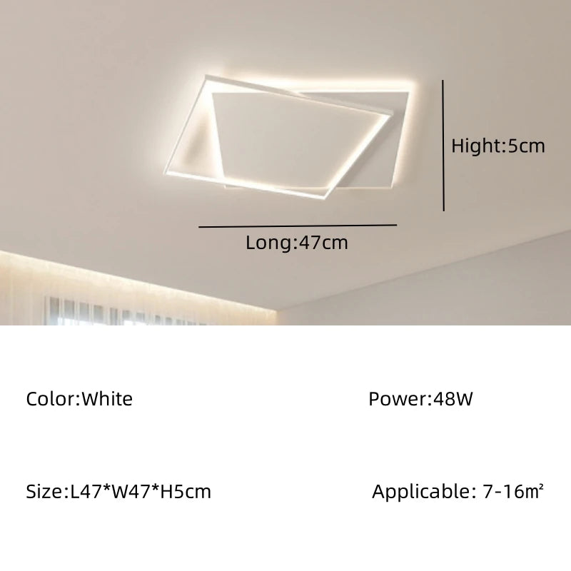 Modern LED Ceiling Lamp For Living Dining Bedroom Loft Children's Room Chandelier Kid's Light Indoor Home Decor Lighting Fixture