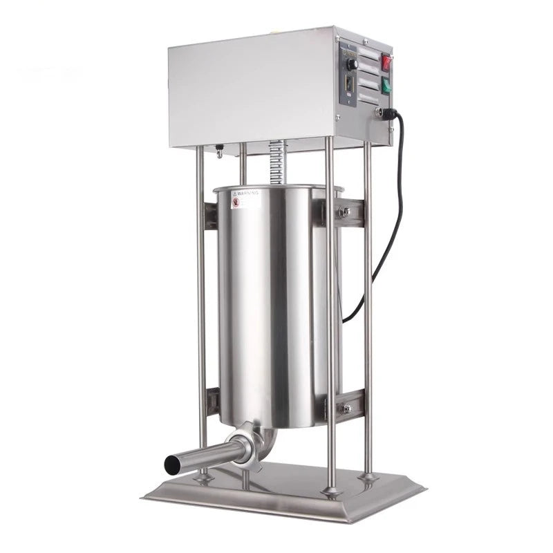 Electric & Manual Sausage Stuffer - 304 Stainless Steel Machine for Home and Commercial Use