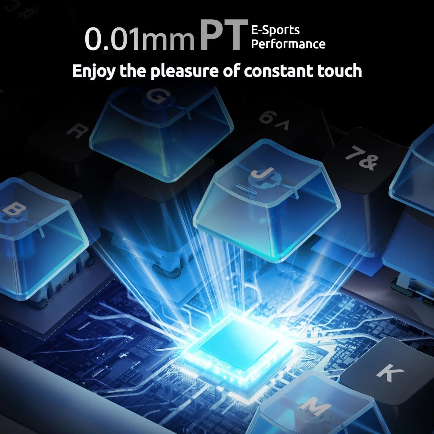 AJAZZ ALUX60 Aluminum Magnetic Mechanical Keyboard 0.125ms Latency RT 0.01mm 8K Rapid Trigger Gaming HotSwap Gamer Keyboard