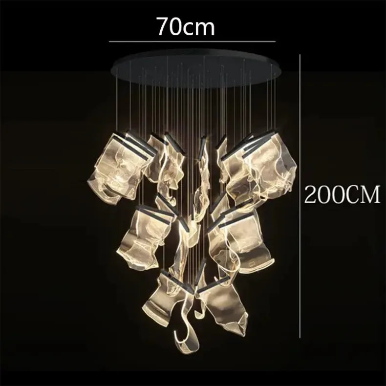 Modern home decor led lights pendant light lamps forstaircase Chandeliers for living room hanging light indoor lighting