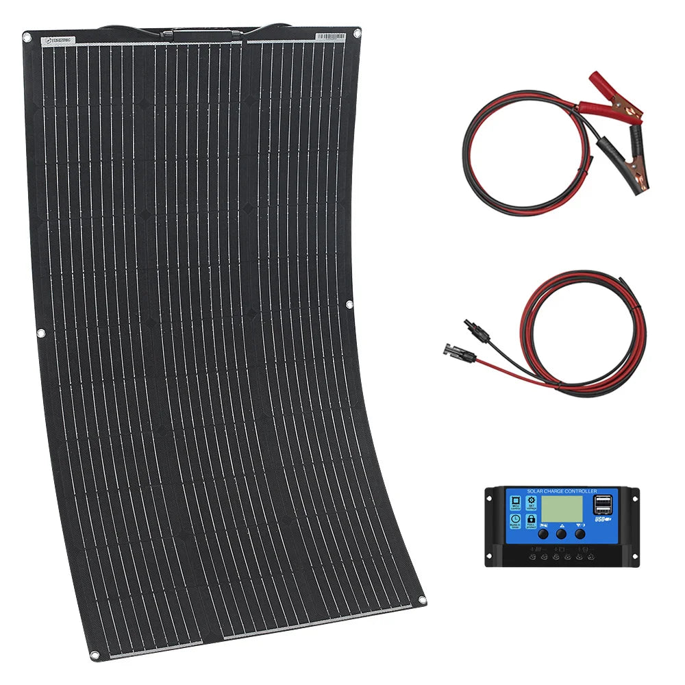 Portable Flexible Solar Panel Kit – Lightweight, Durable & Versatile for On-the-Go Power Solutions