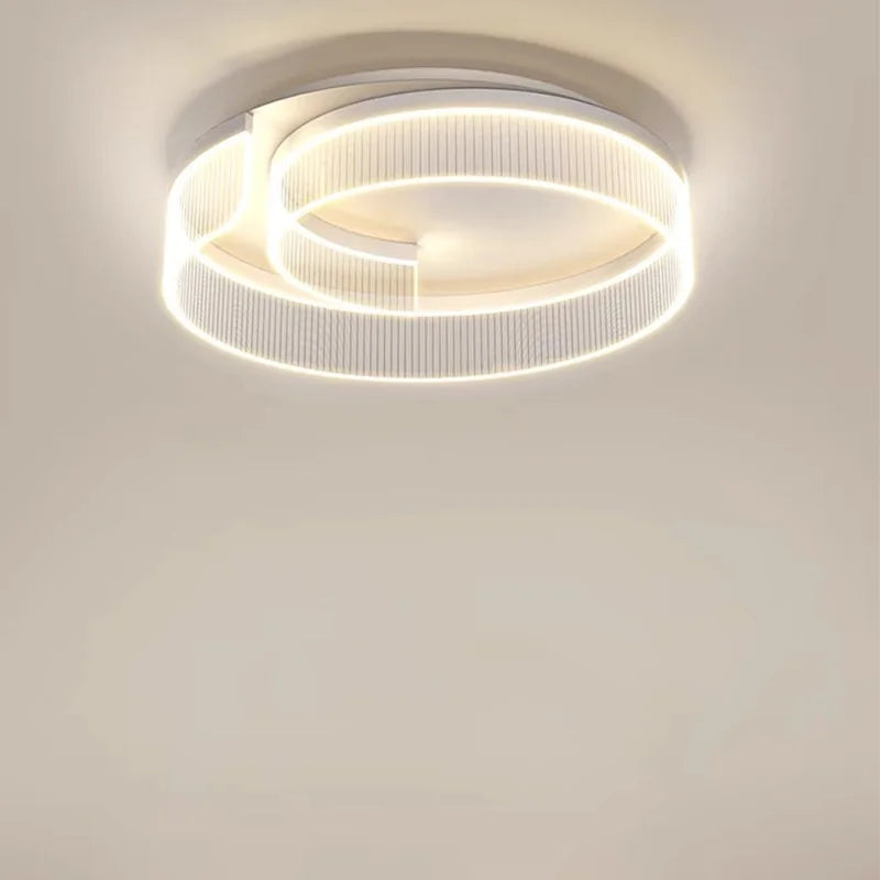 Modern Minimalist LED Ceiling Chandeliers Lamps Cream Eye Protection Pendant Lights Home Decor Bedroom Dinning Lighting Fixtures