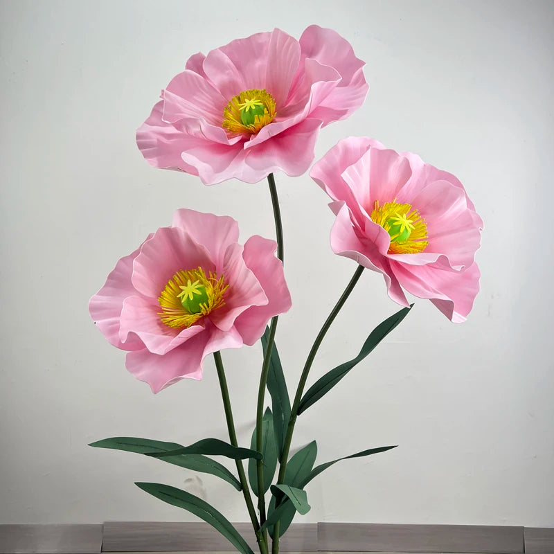 3PCS Large Paper Flowers Giant Artificial Flower Wedding Decoration Customized Artificial Flower Window Display Party Home Decor